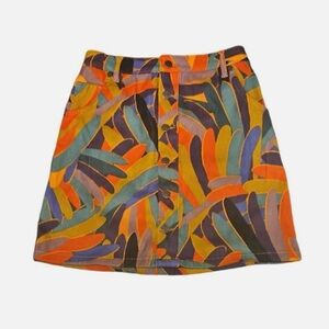FARM Rio Vibrant Tropical Mini Skirt